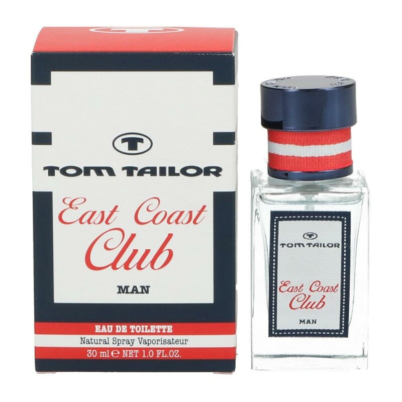 Tom Tailor East Coast Club Man Eau de Toilette Spray 30 ml - Parfumto, 5,99  €