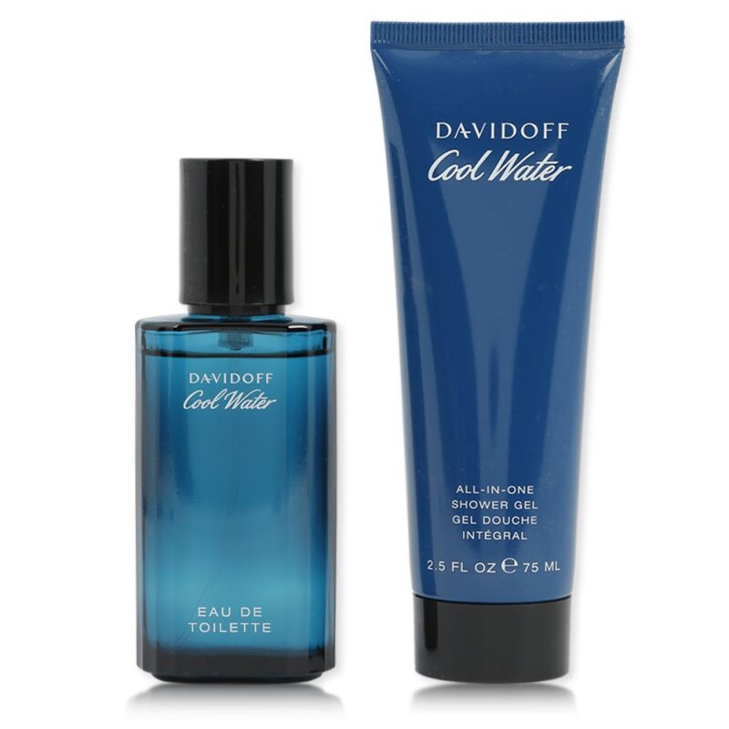 Davidoff Cool Water Men Eau de Toilette 40 ml + Duschgel 75 ml, 17,95