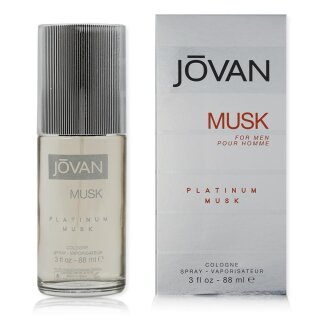 Jovan Musk Platinum Musk Eau de Cologne 88 ml