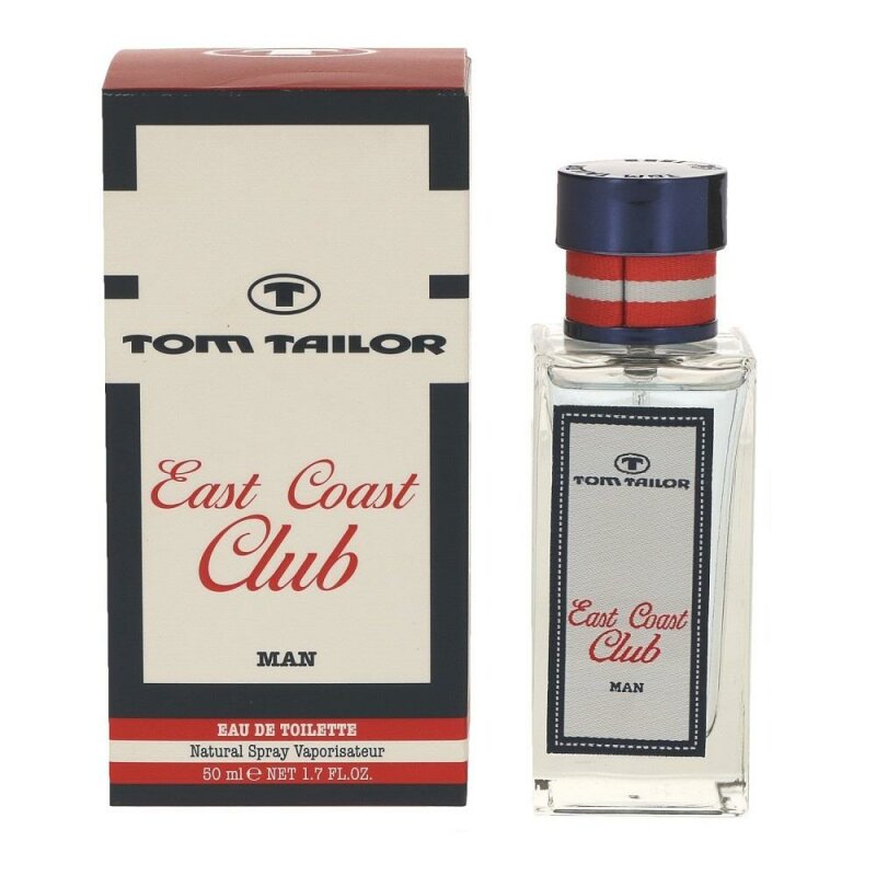 Tom Tailor East Coast Club Man Eau de Toilette Spray 50 ml - Parfumto, 9,95  €