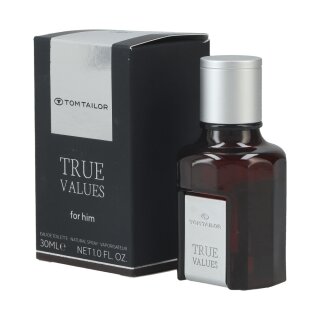 Tom Tailor True Values for Him Eau de Toilette 30 ml - Parfumtotal - , 5,99  €