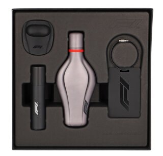 F1 Race Collection Precious Mettle Duft-Set Eau de Toilette 75 + 15 ml - Gepckanhnger - Silikonstnder
