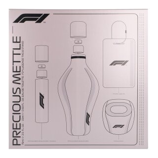 F1 Race Collection Precious Mettle Duft-Set Eau de Toilette 75 + 15 ml - Gepäckanhänger - Silikonständer