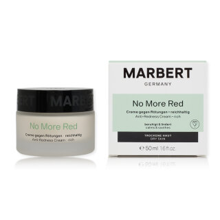 Marbert No More Red Creme gegen Rötungen - reichhaltig für trockenen Haut 50 ml