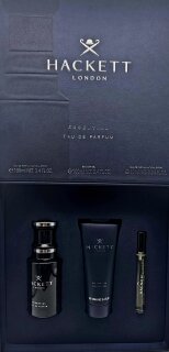 Hackett Essential Set 100 ml Eau de Parfum + 100 ml Shower Gel +10 ml Travel Spray